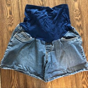 Maternity Jean Shorts Oh Baby size medium